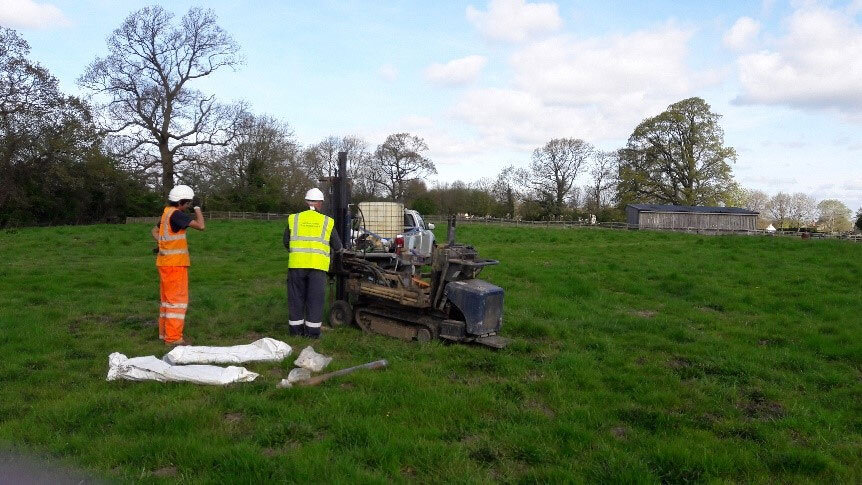 Sample rig in greenfield site