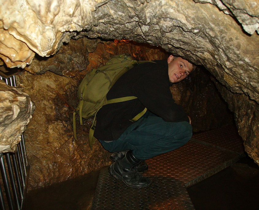 Geo-Environmental Consultant North West England in a cave